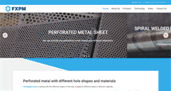 Desktop Screenshot of perforatedmetal.us